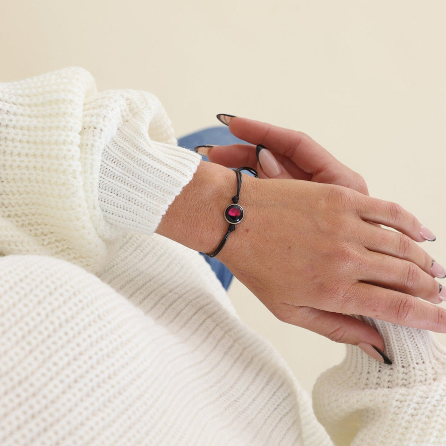 Pink Moon Midnight Eclipse Terra Luna Bracelet