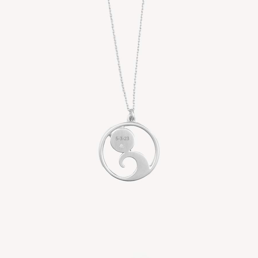 Lunar Tide Necklace in Stainless Steel