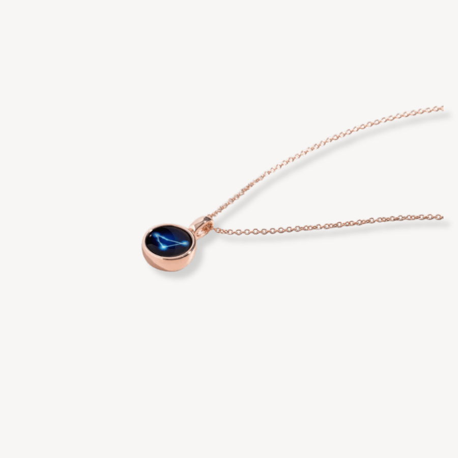 The Astral Sky Light Necklace in Rose Gold