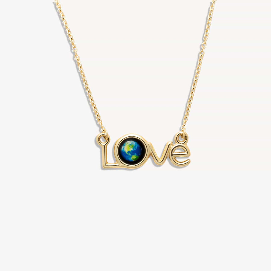 Earthglow Luna Love Necklace in Gold