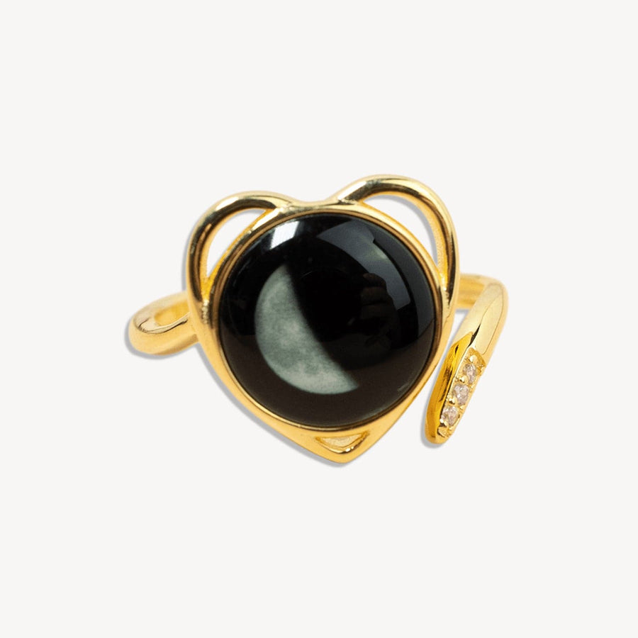 Luna Love Ring in Gold