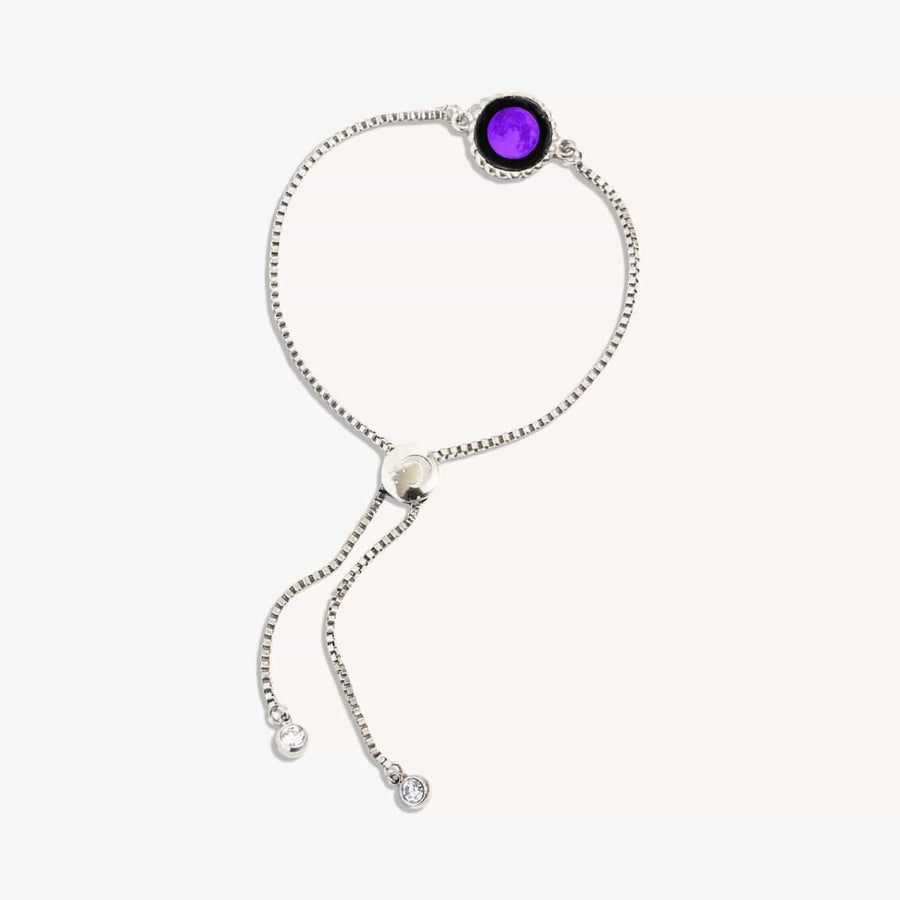 Purple Moon Carina Twist Bracelet in Stainless Steel