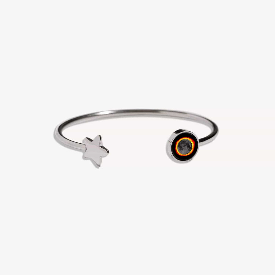 Solar Eclipse Crépuscule Cuff in Stainless Steel