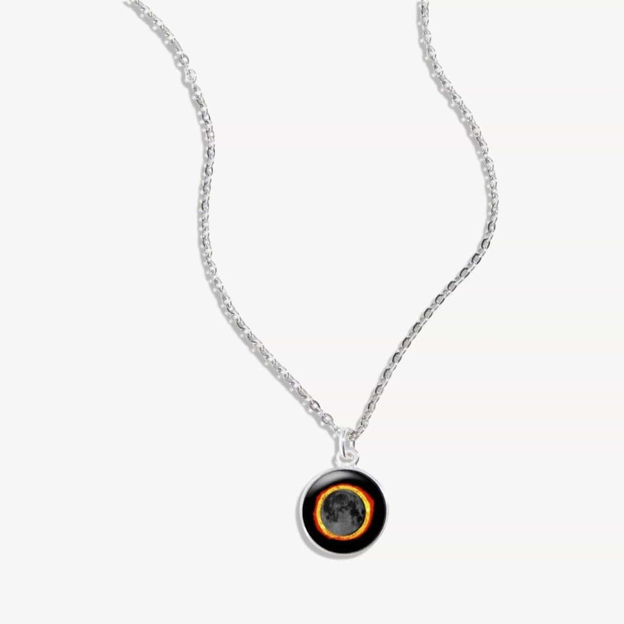 Solar Eclipse Charmed Simplicity Necklace